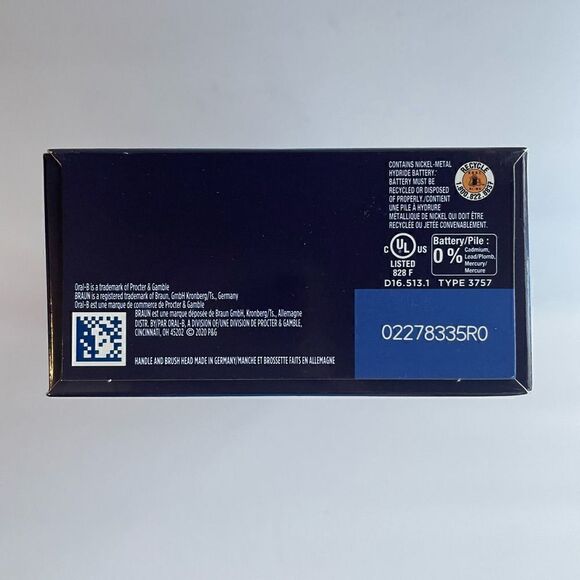 Oral-B Crossaction Electronic Toothbrush Blue - Picture 4 of 6